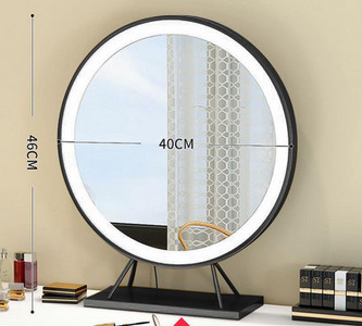 Kerek kozmetikai tükör állvánnyal