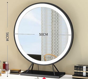 Kerek kozmetikai tükör állvánnyal