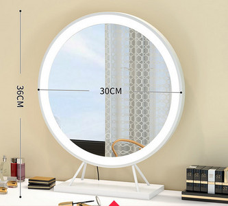 Kerek kozmetikai tükör állvánnyal