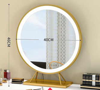 Kerek kozmetikai tükör állvánnyal