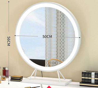 Kerek kozmetikai tükör állvánnyal