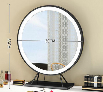 Kerek kozmetikai tükör állvánnyal