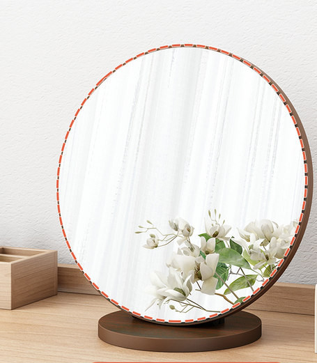 Női kerek kozmetikai tükör