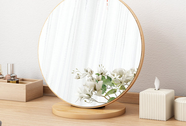 Női kerek kozmetikai tükör