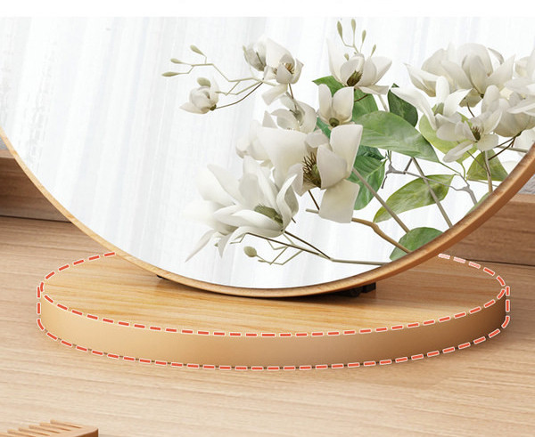 Női kerek kozmetikai tükör