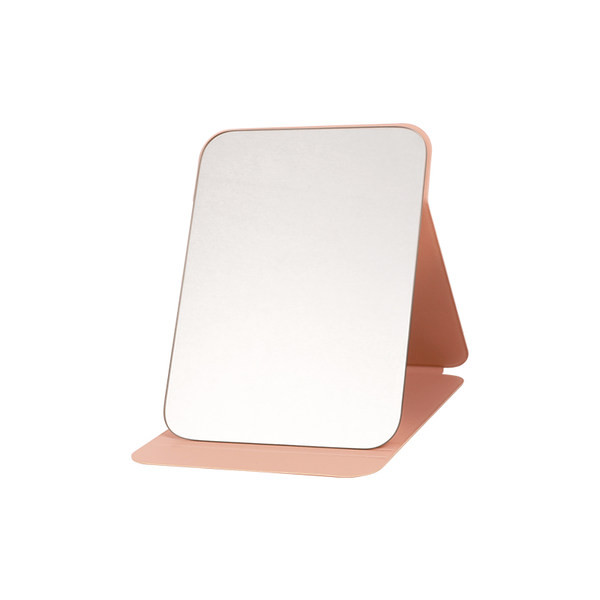 Mitmes värvitoonis kosmeetikapeegel alusega