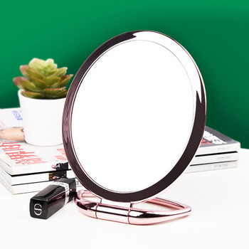 Двустранно козметично огледало за грим с стойка