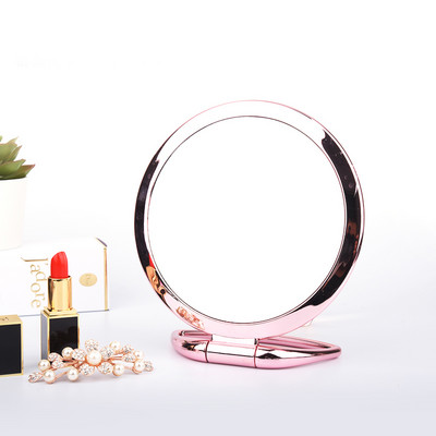Καθρέφτης καλλυντικού μακιγιάζ διπλής όψης με βάση