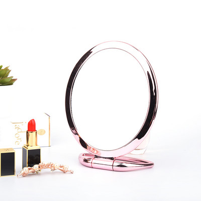 Καθρέφτης καλλυντικού μακιγιάζ διπλής όψης με βάση