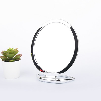 Καθρέφτης καλλυντικού μακιγιάζ διπλής όψης με βάση