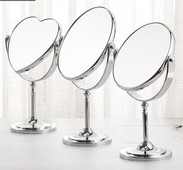 Kahepoolne kosmeetiline peegel koos alusega