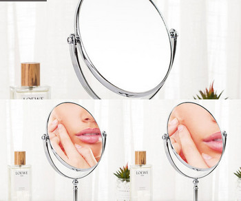 Двустранно козметично огледало със стойка