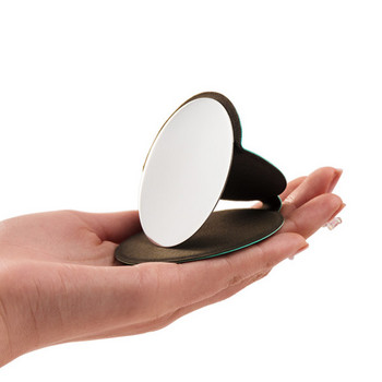 Преносимо козметично огледало с кръгла форма