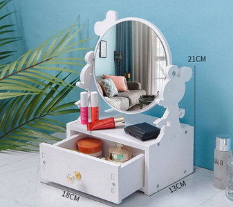 Lauaarvuti kosmeetikapeegel koos hoiukarbiga