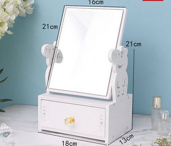 Lauaarvuti kosmeetikapeegel koos hoiukarbiga