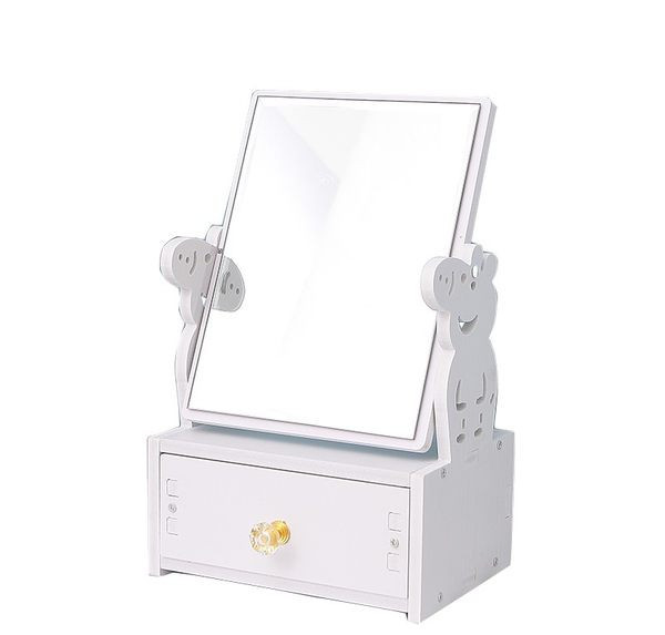 Lauaarvuti kosmeetikapeegel koos hoiukarbiga