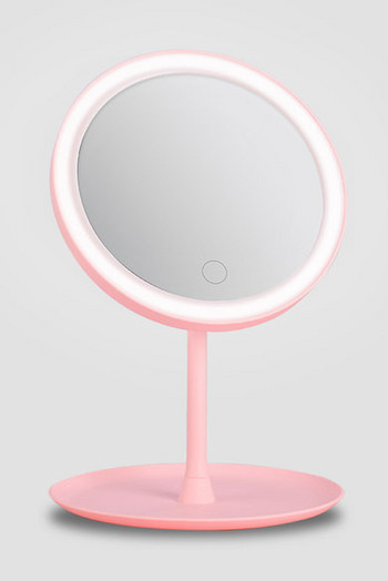 Дамско настолно - огледало с LED светлина 