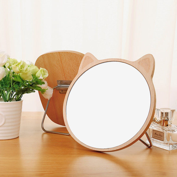 Ξύλινος επιτραπέζιος καθρέφτης