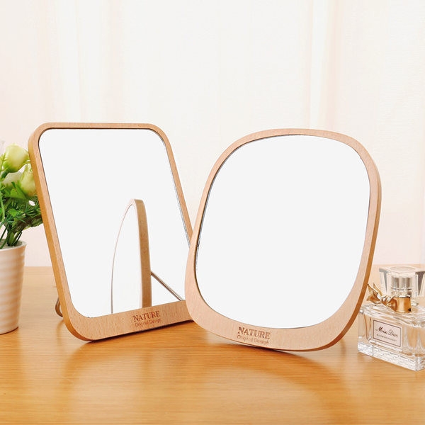 Ξύλινος επιτραπέζιος καθρέφτης