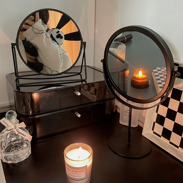 Καθρέφτης καλλυντικών με στρογγυλό σχήμα