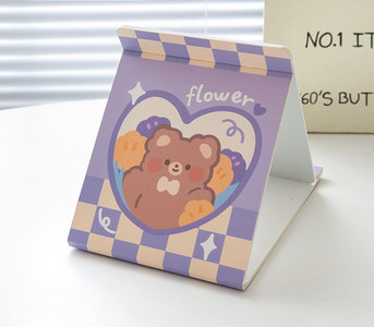 Kaasaskantav väike aplikatsiooniga peegel