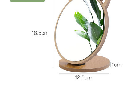 Laua kosmeetiline peegel puidust