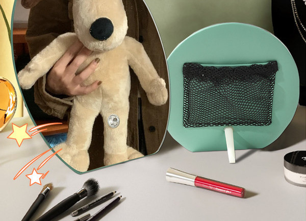 Kõrglahutusega kokkupandav kosmeetiline peegel