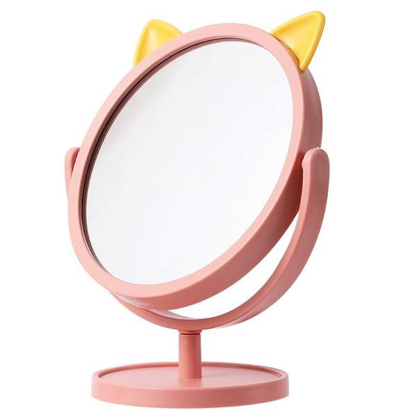 Καθρέφτης καλλυντικών με βάση και τρισδιάστατο στοιχείο