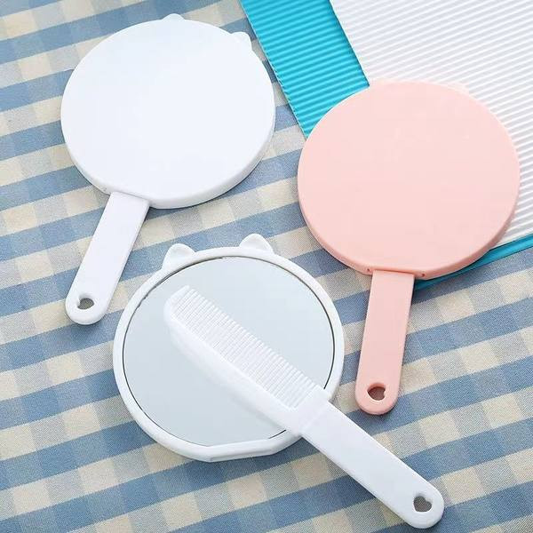 Žensko prijenosno ogledalo s ručkom