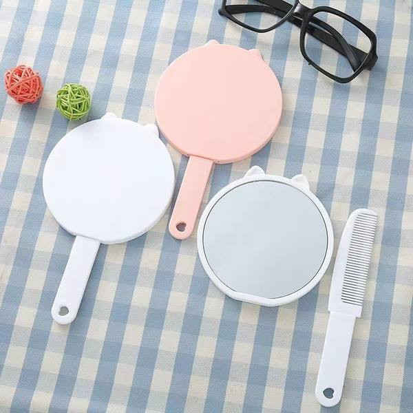 Žensko prijenosno ogledalo s ručkom