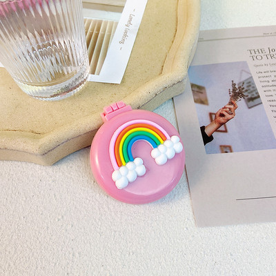 Žensko sklopivo ogledalo s češljem