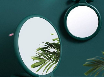 Настолни огледало с кръгла форма