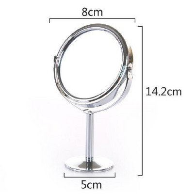 Sieviešu apaļš pārnēsājams spogulis