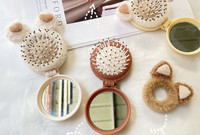 Дамско сгъваемо - огледало с гребен