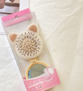 Дамско сгъваемо - огледало с гребен