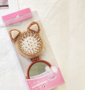 Дамско сгъваемо - огледало с гребен