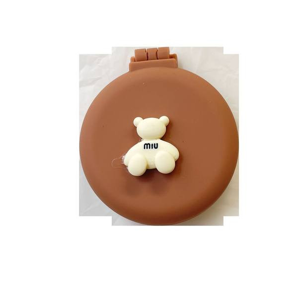 Dámske skladacie zrkadlo s hrebeňom