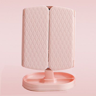 Žensko prijenosno ogledalo s LED svjetlom