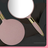 Moteriškas nešiojamas rankinis veidrodis