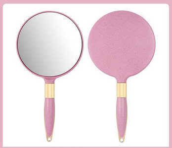 Moteriškas nešiojamas rankinis veidrodis