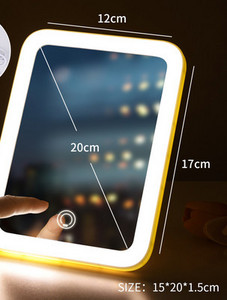 Asztali kozmetikai tükör LED világítással