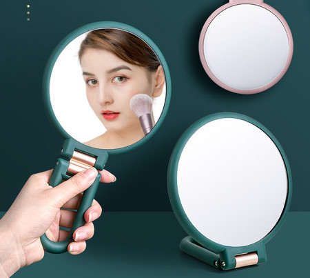 Dvostrano žensko ogledalo sa stalkom