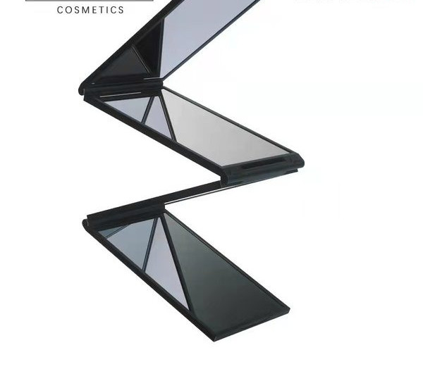 Žensko moderno sklopivo crno ogledalo