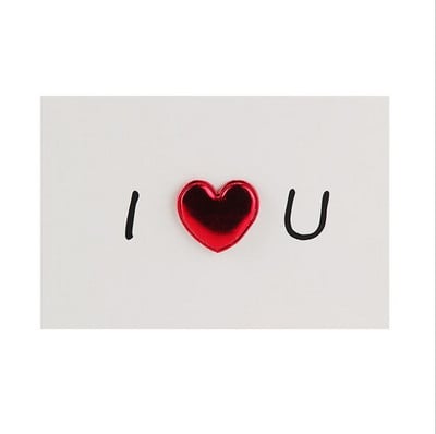 Atvirukai Valentino dienos dovanos Meilės atvirukas Vestuvių kvietimas Sveikinimo atvirukai jubiliejui jos Valentino dienos dovanų kortelė