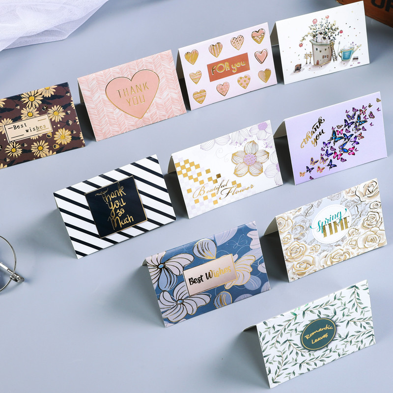 15 tk Mix Designs Õnnitluskaart ümbrikuga Parimate soovide sünnipäevaks pulm Täname äri kokkuvolditavate kinkekaartide eest