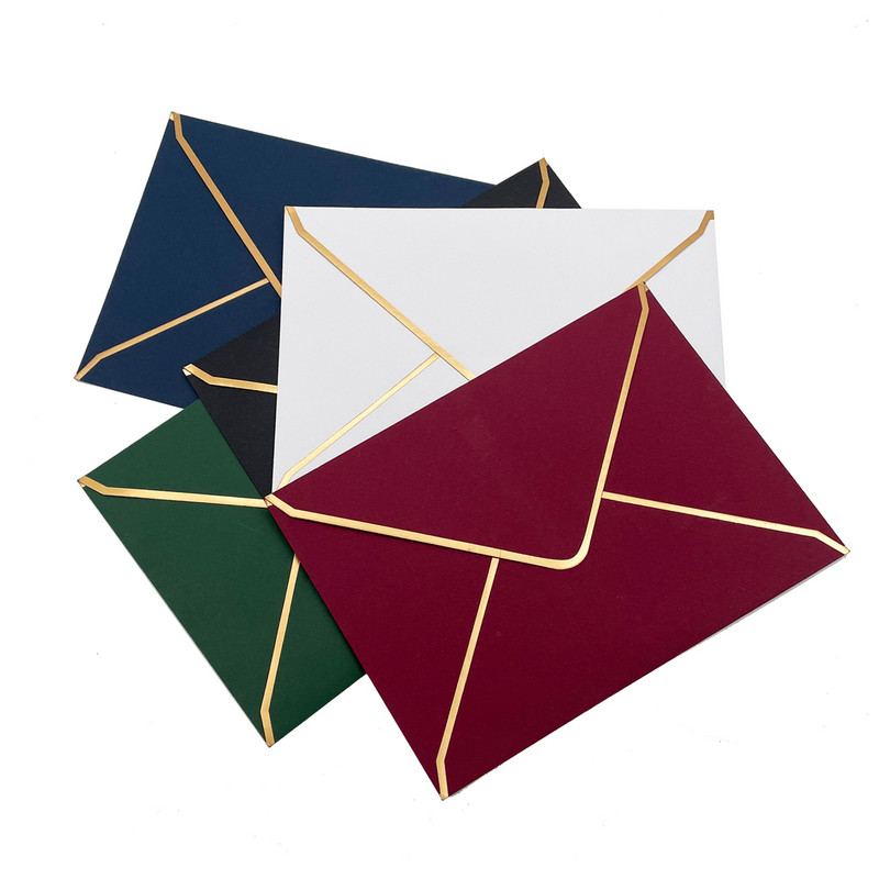 50 tk/pakk 18,5 cm x 13,5 cm Phnom Penhi ümbrikud Pulmakutse ümbrikukott