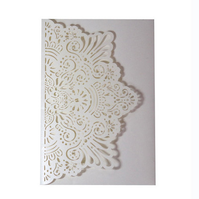 5 tk Euroopa laserlõigatud pulmakutsete kaart, 3D kolmekordne teemantsõrmus, kihlusõnnitluskaart pulmapeo teenetetarvikud