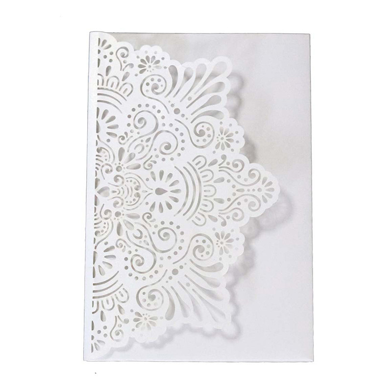 25 tk. Ristimiskutsed Pulmakutse pärlipaberiga Laserlõigatud õnnitluskaart Sünnipäevapeo tarvikud