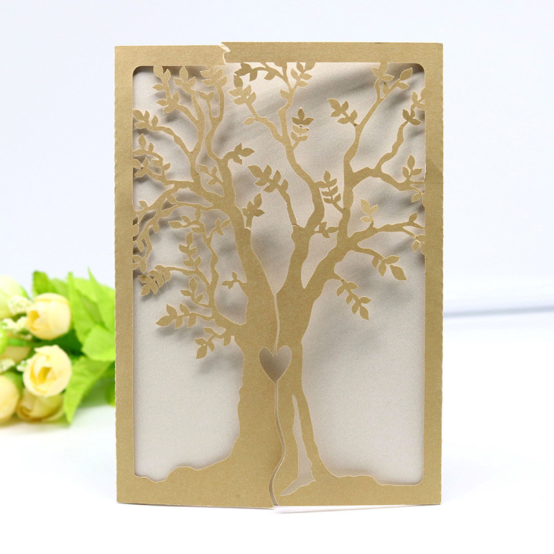 25 tk avokaadopuust pulmakutse pulmakutse pärlipaberiga laserlõigatud pruudi ja peigmehe kutsega õnnitluskaardid peovarud