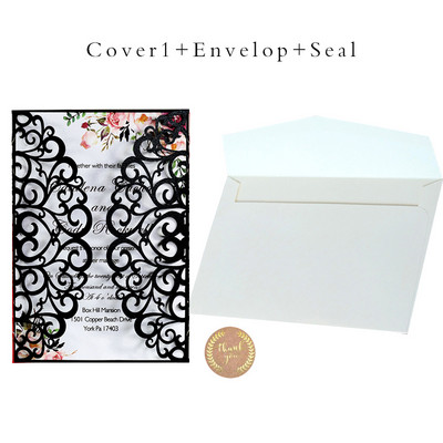 Προσκλητήρια γάμου 25 τμχ Glitter χαρτί με θήκη για φάκελο με κάρτα Προσαρμοσμένη Maraige Μπομπονιέρες βάπτισης για πάρτι γενεθλίων Mariage